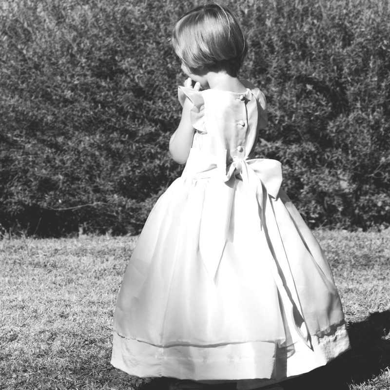 Adele white holy communion dress by Royal designer Little Eglantine