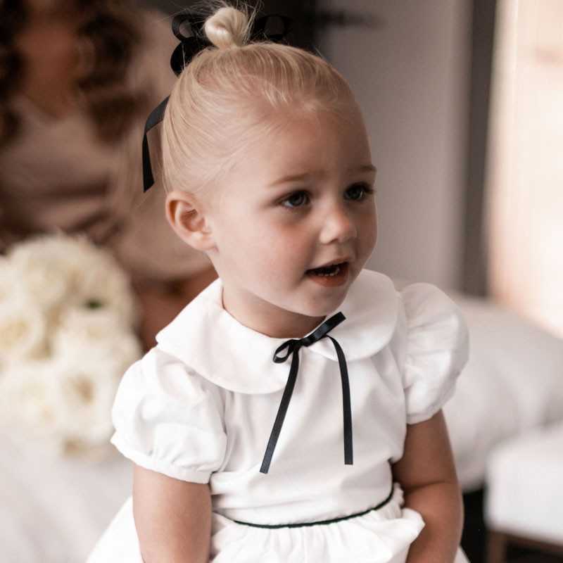 Peter Pan Collar Flower Girl Dress