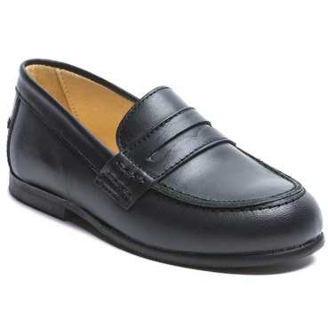 Amaury loafers in navy blue for page boys little eglantine
