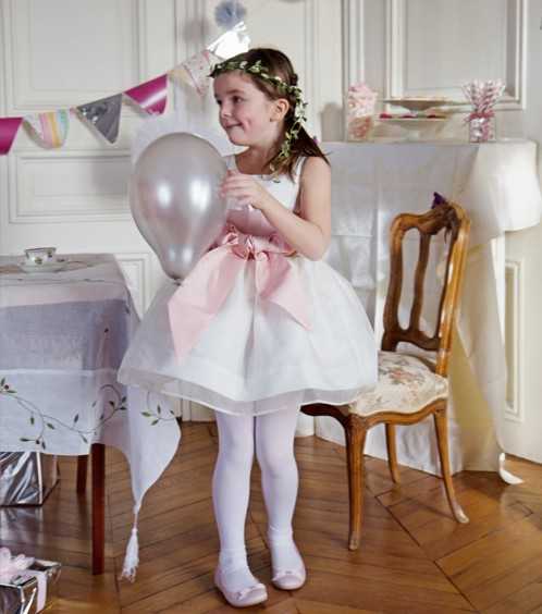 Constance silk organza party dress by royal designer Little Eglantine