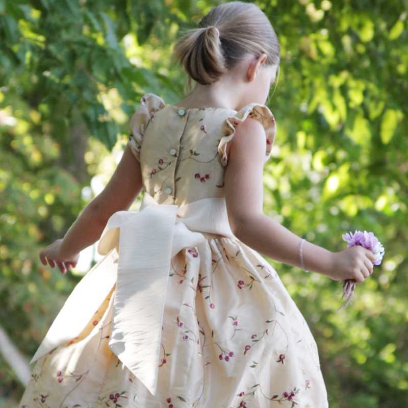 Isobel embroidered dress