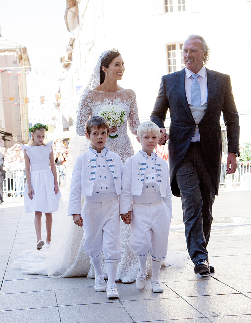 Royal wedding princess claire of luxembourg page boys and flower girls by little eglantine