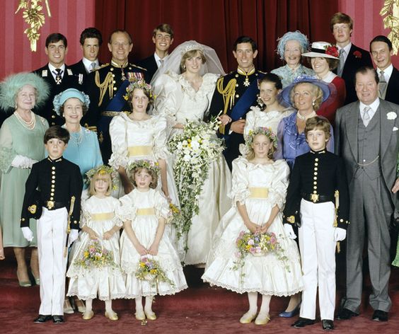 Princess Diana's royal wedding : flower girls and page boys a