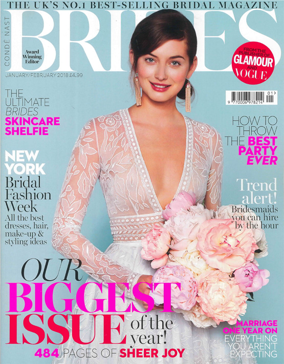 Brides Magazine cover - Little Eglantine